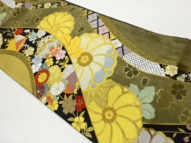 JAPANESE FUKURO OBI / WOVEN SPOOL